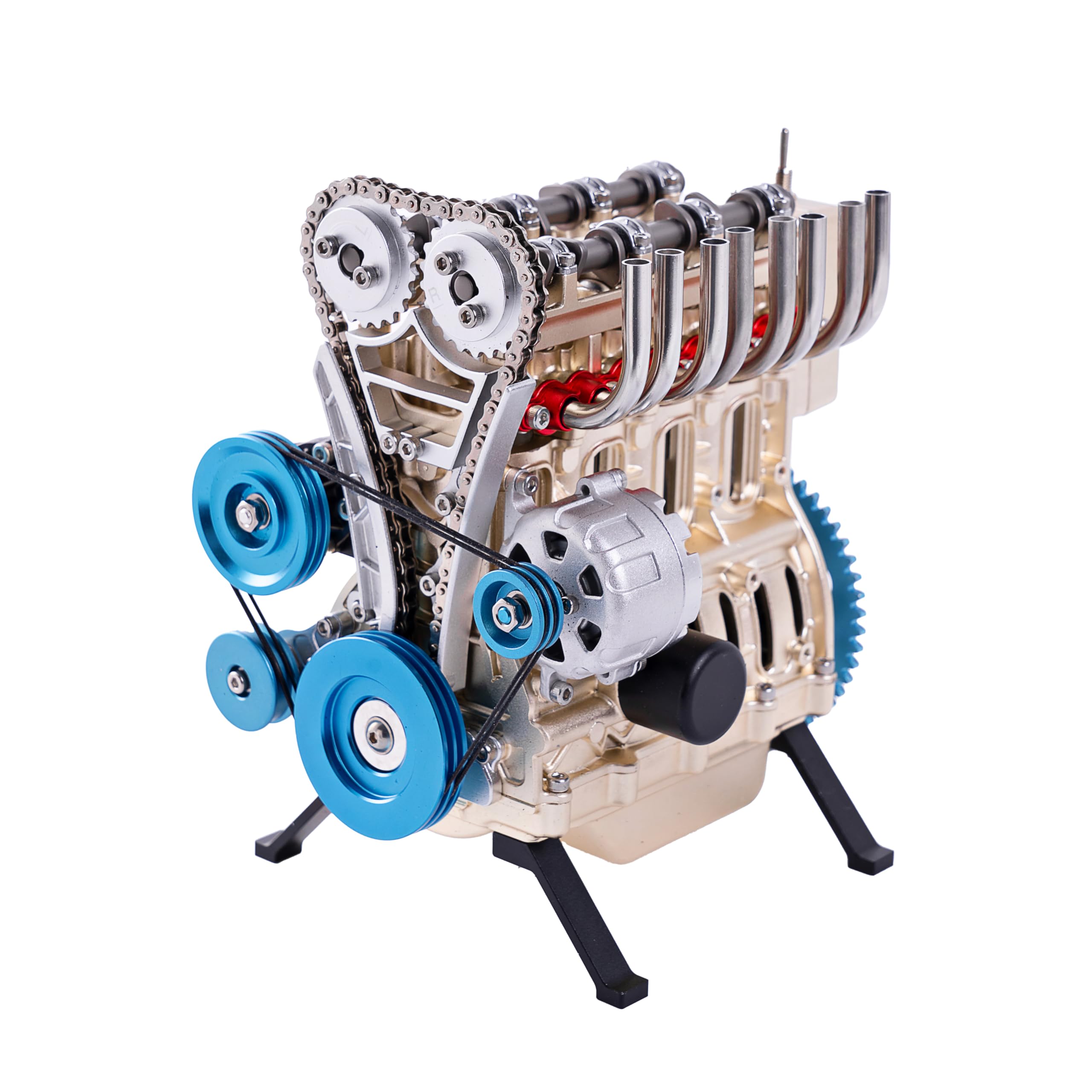 Amazon.com: TECHING v4 Engine Model kit Full Metal Model Engine